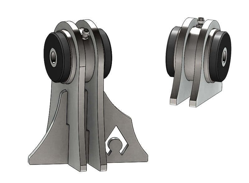 Artec Industries — Artec Industries 07-18 Jeep Jk Jku Weld On Uca Brackets Daystar Bushings 1/2 In Hole