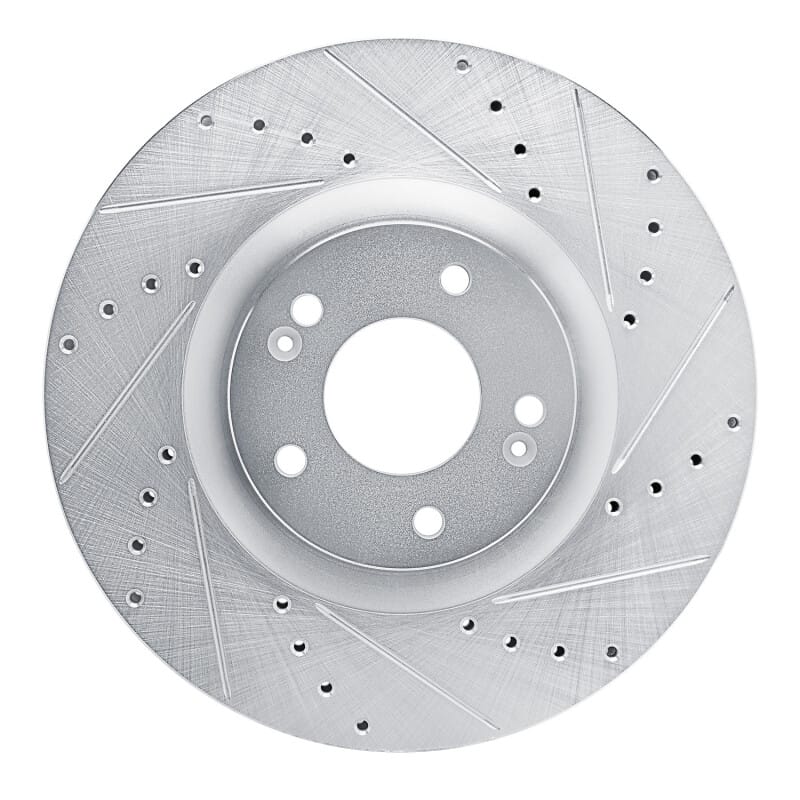 R1 Concepts — R1 2021-2025 Hyundai Santa Cruz Front Right Drilled & Slotted Silver Brake Rotor
Disc Brake Rotor