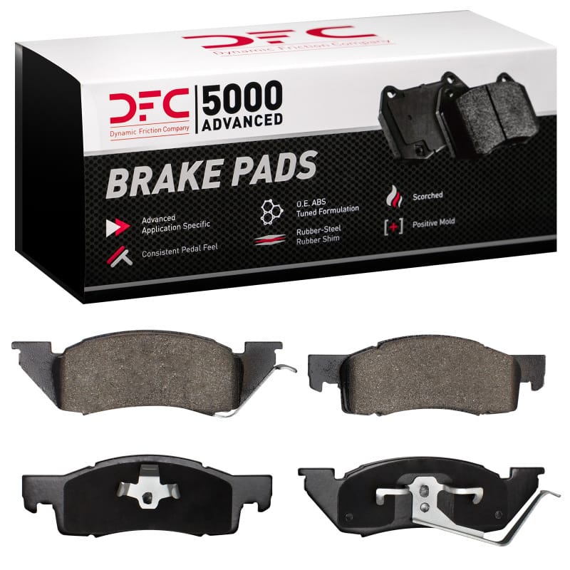 DFC — DFC 87-90 Dodge Dakota 4WD Front 5000 Advanced Semi Metallic Brake Pads
DFC Brake Pad Set