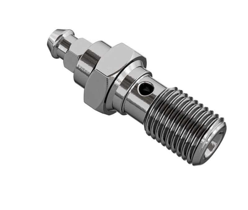 Goodridge — Goodridge Single Banjo Bleed Bolt M10x1.00 (18mm Under Hex)