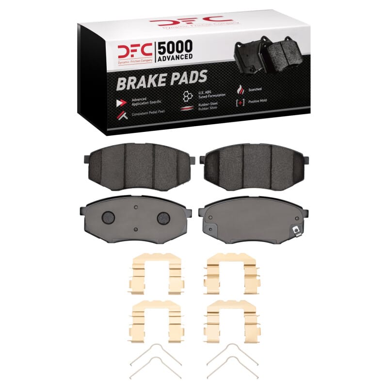 DFC — DFC 10-11 Hyundai Tucson Front 5000 Advanced Ceramic Brake Pads and Hardware Kit
DFC Brake Pad Set