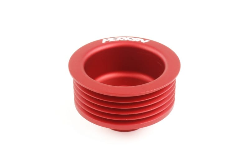 Perrin Performance — PERRIN 06-14 Subaru WRX / 07-21 STI / 06-13 Forester Lightweight Alternator Pulley - Red