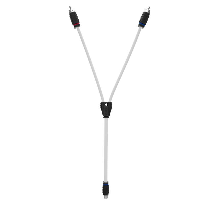 DS18 — DS18 Marine Grade Tinned Copper OFC RCA Wires 1 Female to 2 Male Splitter