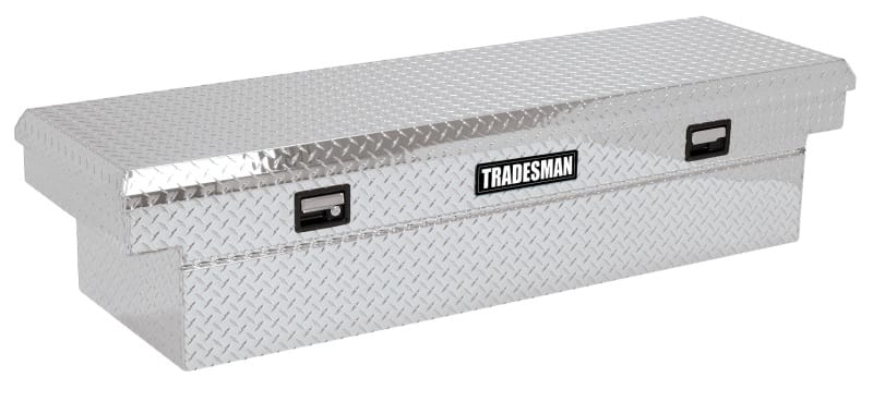 Tradesman — Tradesman Aluminum Single Lid Cross Bed Truck Tool Box (70in.) - Brite