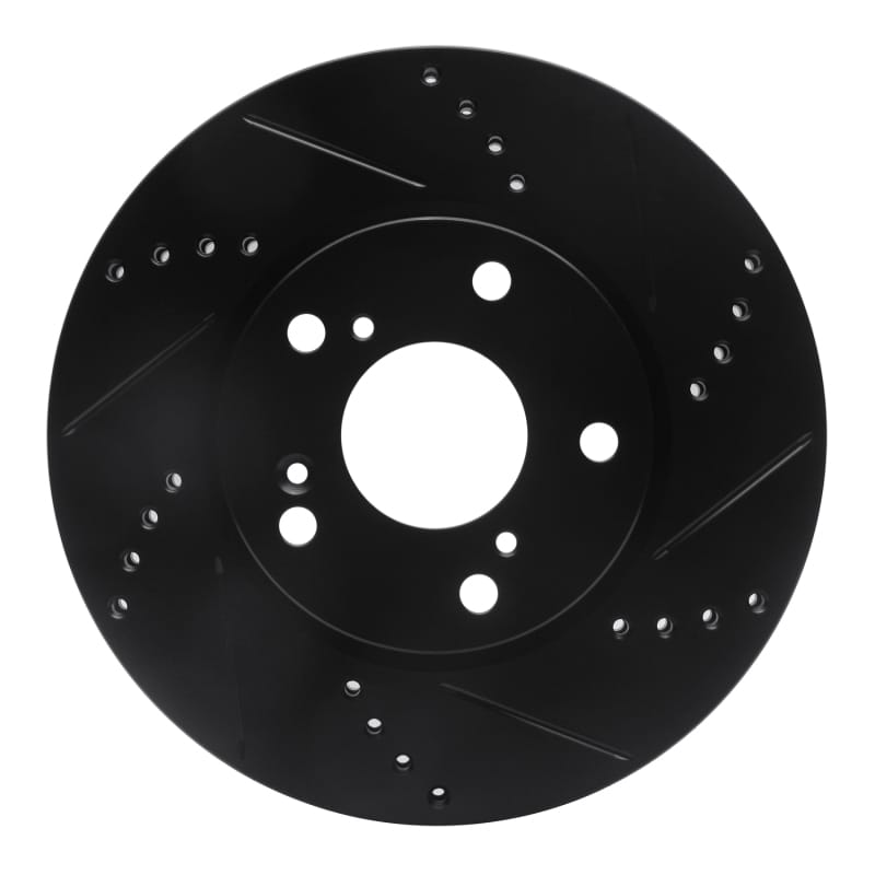 R1 Concepts — R1 2016-2025 Honda Civic Coupe Front Right Drilled & Slotted Black Brake Rotor
R1 Brake Rotor Drill