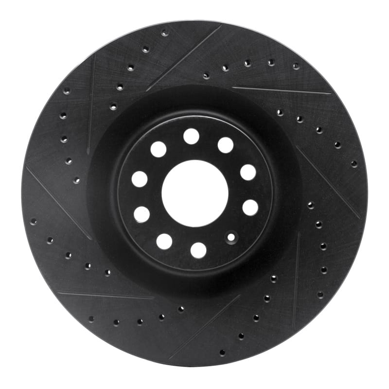 R1 Concepts — R1 06-13 Audi S3 (Mexico) Front Left Drilled & Slotted Black Brake Rotor
R1 Brake Rotor Drill
