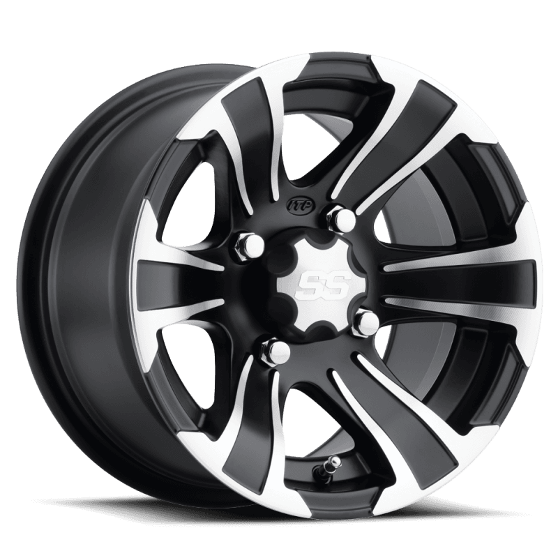 ITP — ITP SS 312 14x6 / 4x156 BP / 4+2 Offset Black w/ Machined Wheel