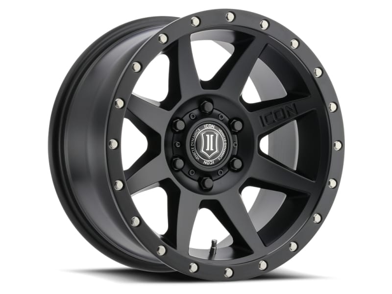 ICON — ICON Rebound 18x9 6x5.5 0mm Offset 5in BS 106.1mm Bore Satin Black Wheel
REBOUND WHEEL