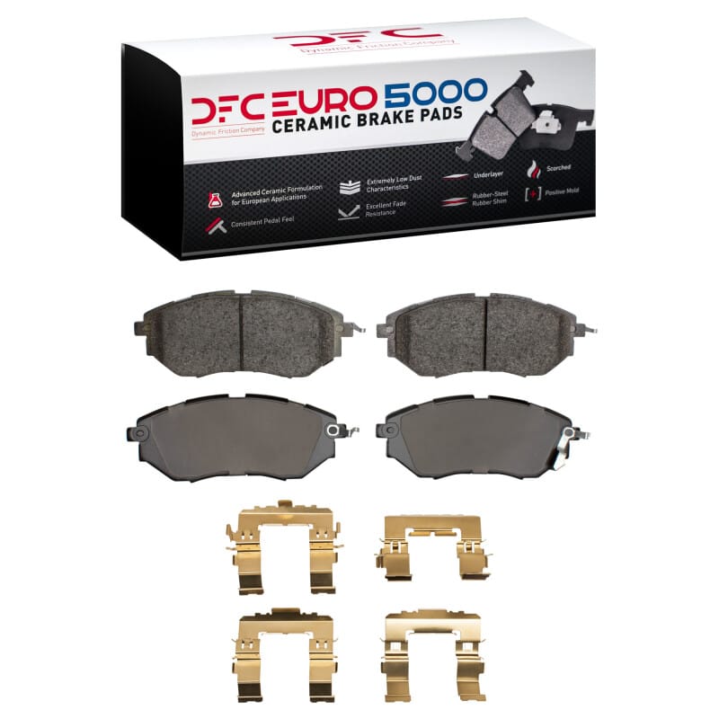 DFC — DFC 15-15 Subaru Legacy Front Euro 5000 Ceramic Brake Pads and Hardware Kit
DFC EURO Pads + HW