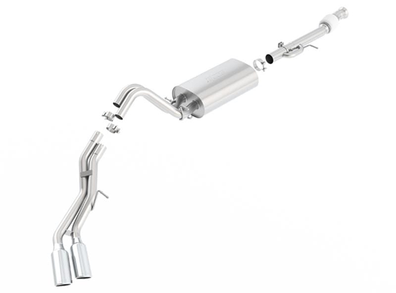 Borla — Borla 15-16 Cadillac Escalade ESV 6.2L Auto Trans Dual Round Rolled Truck Side Exit Catback Exhaust
Cat-Back System
ExhstSysKt