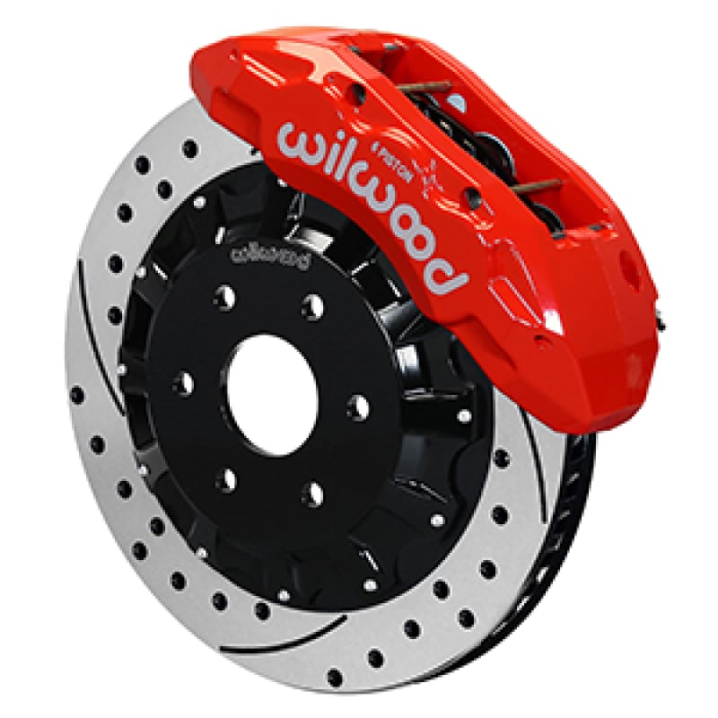 Wilwood — Wilwood 16-18 Chevrolet Silverado 1500 LS TX6R Big Brake Truck Front Brake Kit w/ Red Caliper