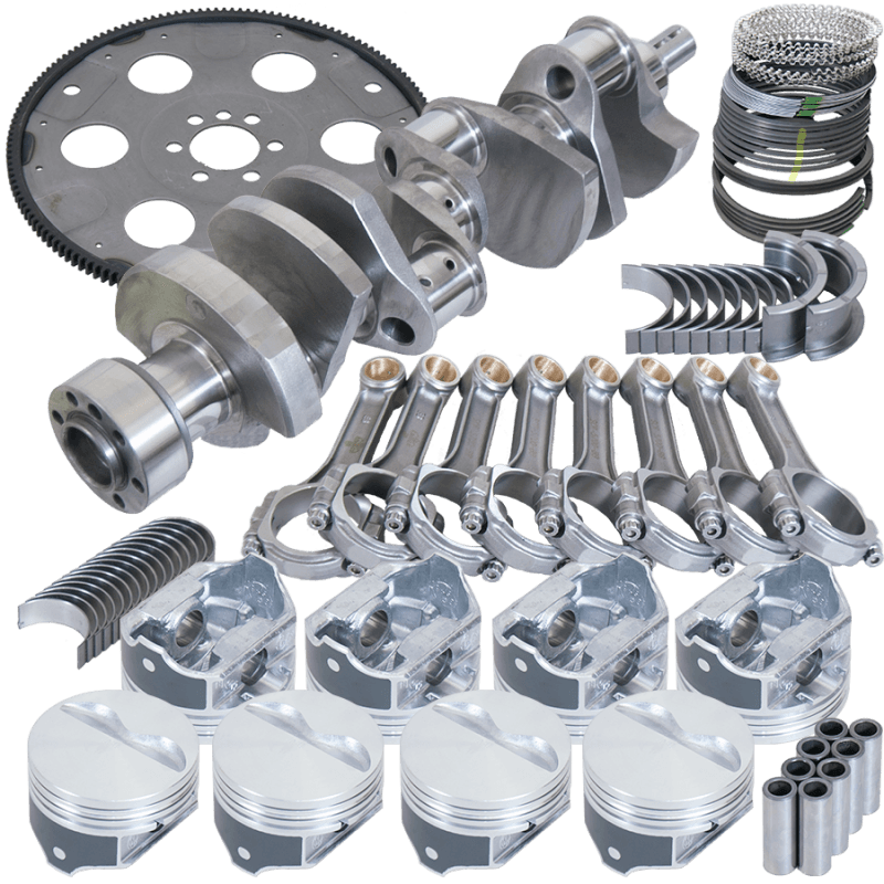 Eagle — Eagle Chevy 350 1Pc 3.750in Crank 5.700in I-Beam Rods 4.000in Pistons 153 Tooth FP Balanced Assembly
Bal Street Perf Assy