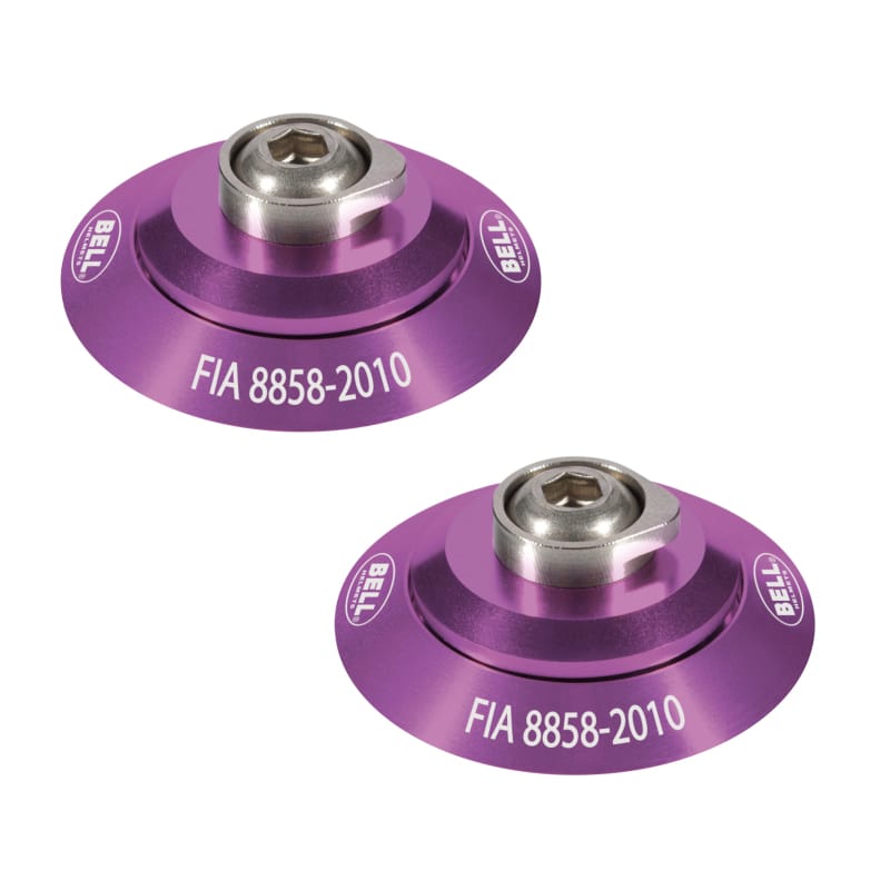 Bell — Bell HANS Clip Set Pink FIA8858-2010
