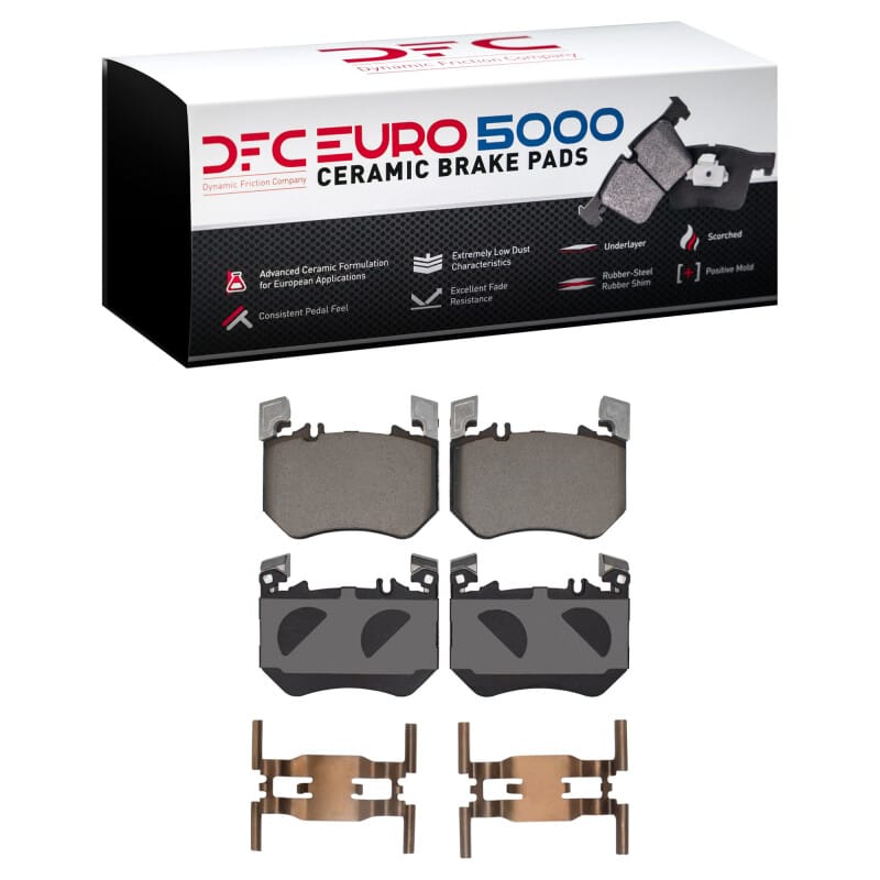 DFC — DFC 22-25 Mercedes-Benz GLC300 Front Euro 5000 Ceramic Brake Pads and Hardware Kit
DFC EURO Pads + HW