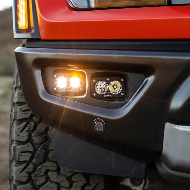 Baja Designs — Baja Designs 21+ Ford Raptor S2 SAE Pro Fog Pocket Light Kit