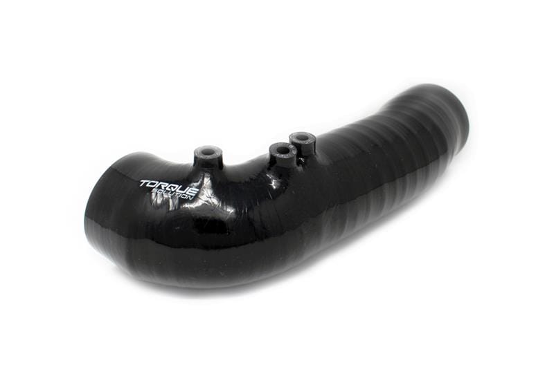 Torque Solution — Torque Solution Turbo Inlet Hose Black (Non-Recirc): 02-07 Subaru WRX / 04-20 STI / 05-09 Legacy GT