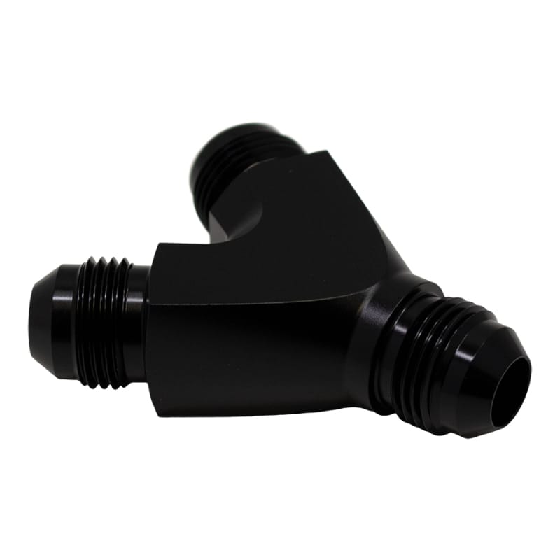 DeatschWerks — DeatschWerks 8AN Male Flare to 8AN Male Flare to 8AN Male Flare Y Fitting - Anodized Matte Black
Lines & Fittings