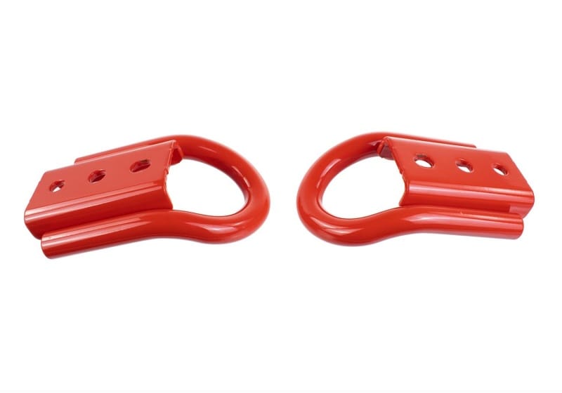 Ford Racing — Ford Racing 21-23 Bronco Rear Tow Hook Pair - Red