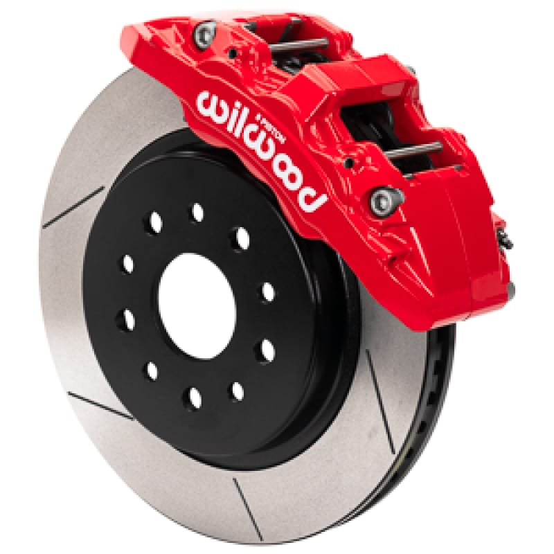 Wilwood — Wilwood 18-25 Jeep Wrangler (JL)/20-25 Jeep Gladiator (JT) Aero6-DM Front Brake Kit - Slotted - Red