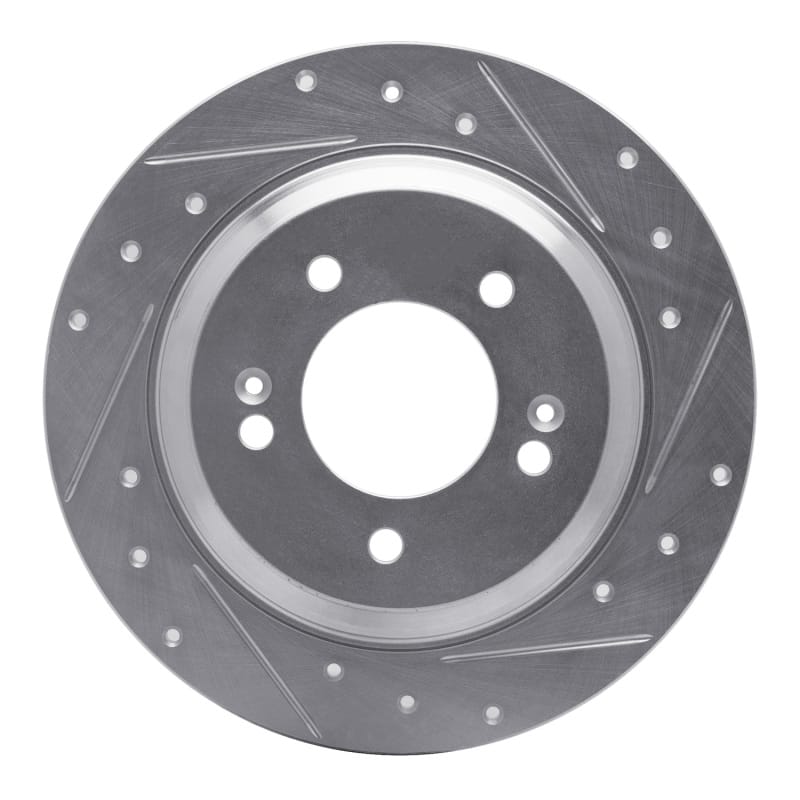 R1 Concepts — R1 13-25 Hyundai Elantra GT Rear Right Drilled & Slotted Silver Brake Rotor
R1 Brake Rotor Drill