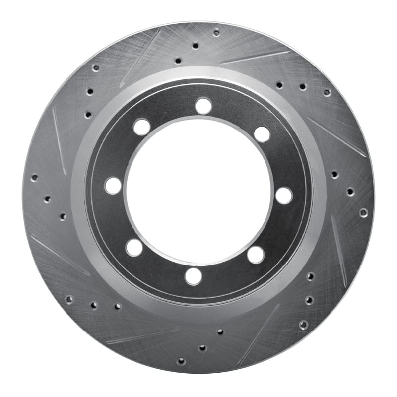 R1 Concepts — R1 99-04 Ford F-350 Super Duty 4WD Rear Left Drilled & Slotted Silver Brake Rotor
R1 Brake Rotor Drill