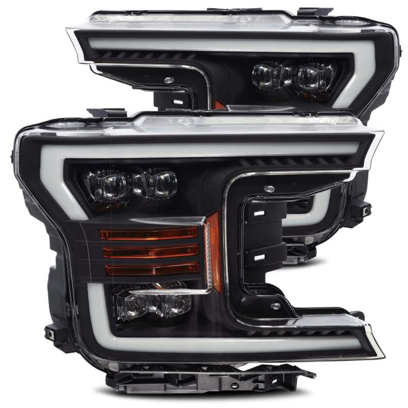 AlphaRex — AlphaRex 18-19 Ford F-150 NOVA LED Proj Headlights Plank Style Matte Black w/Activ Light/Seq Signal
Projector Headlights