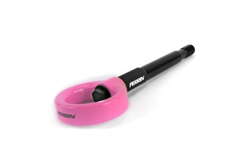 Perrin Performance — PERRIN 22-26 Toyota GR86 Tow Hook Kit (Front) - Hyper Pink