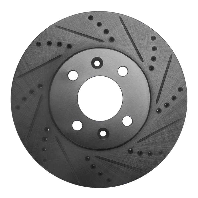 R1 Concepts — R1 88-98 Saab 9000 Front Right Drilled & Slotted Black Brake Rotor
R1 Brake Rotor Drill