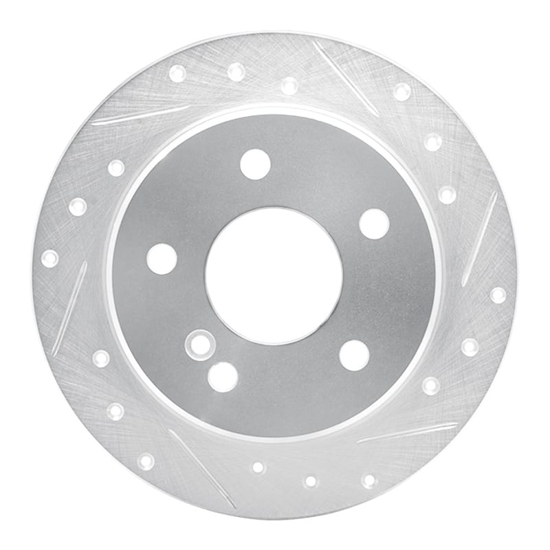 R1 Concepts — R1 94-98 Mercedes-Benz C280 Rear Right Drilled & Slotted Silver Brake Rotor
R1 Brake Rotor Drill