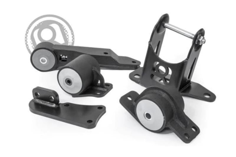 Innovative Mounts — Innovative 00-07 Honda Insight K-Series Black Steel Mounts 95A Bushings (K20 Engine and Trans)