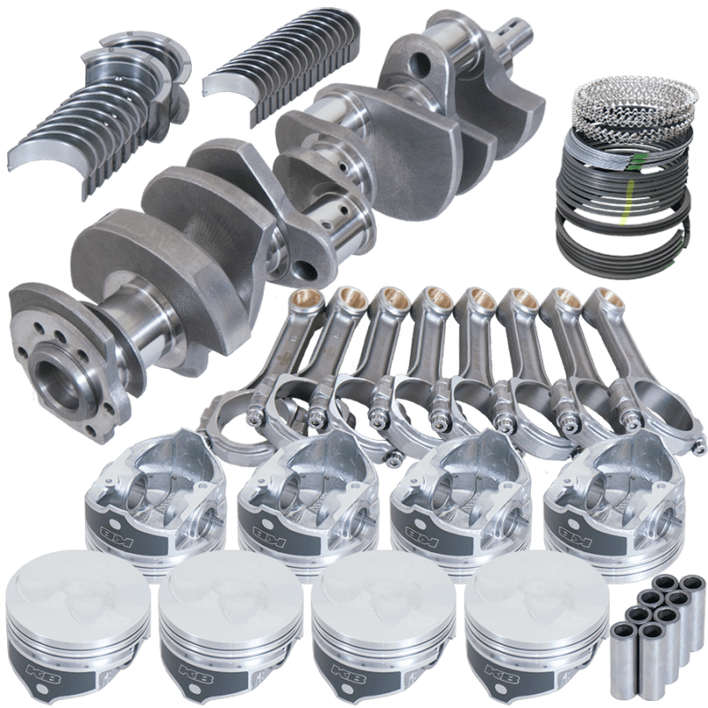 Eagle — Eagle Chevy 350 3.480in Crank 6.000in I-Beam Rods -7cc Flat Top 4.040in Pistons Rotating Assembly
Street & Strip Assy