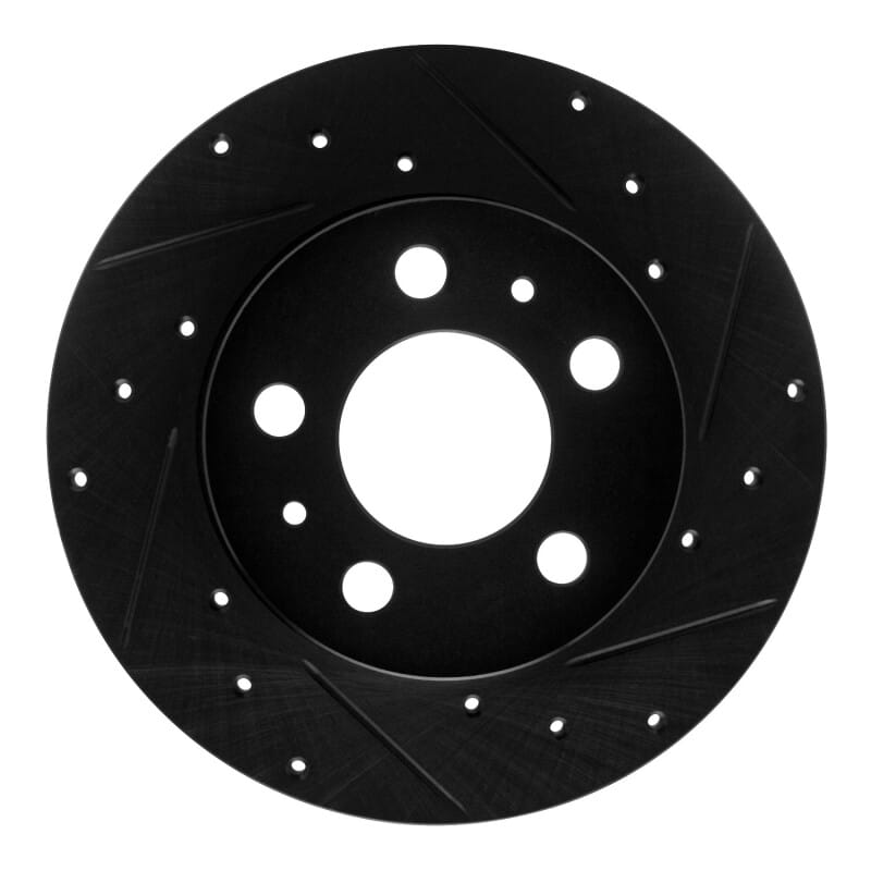R1 Concepts — R1 67-72 Volvo 164 Front Right Drilled & Slotted Black Brake Rotor
R1 Brake Rotor Drill