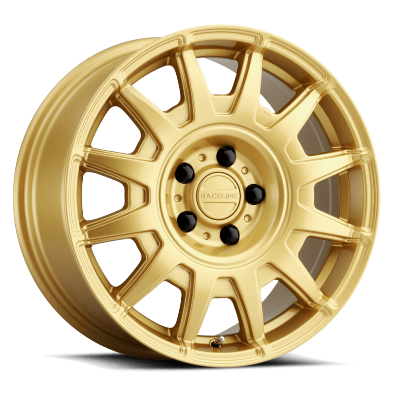 Raceline — Raceline 401GD Aero 17x8in / 5x114.3 BP / 40mm Offset / 72.62mm Bore - Gloss Gold Wheel