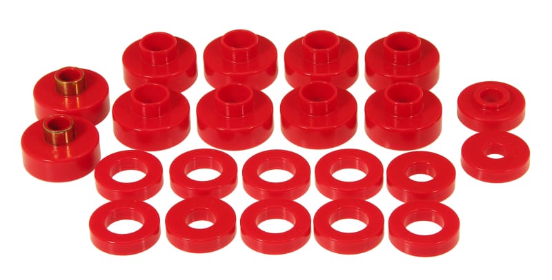 Prothane — Prothane 76-79 Jeep CJ5/CJ7 Body Mount 22 Bushing Kit - Red
BODY/SUB-FRAME MNTS