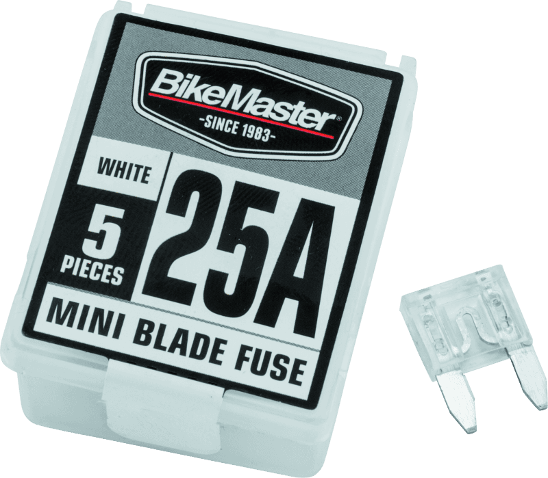 BikeMaster — BikeMaster 5Piece 25A Replacement Mini Blade Fuse