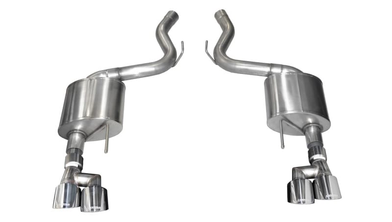 CORSA Performance — Corsa 18-19 Ford Mustang 5.0L 3in Touring Axle-Back Dual Rear Exit 4in Polished Pro-Series T
Exhaust
