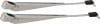 Kentrol — Kentrol 87-95 Jeep Wrangler YJ Windshield Wiper Arms Pair - Polished Silver