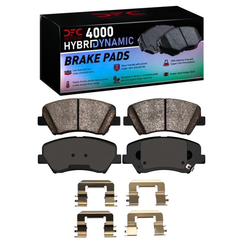 DFC — DFC 12-16 Hyundai Veloster Front 4000 HybriDynamic Brake Pads and Hardware Kit
DFC Brake Pad Set