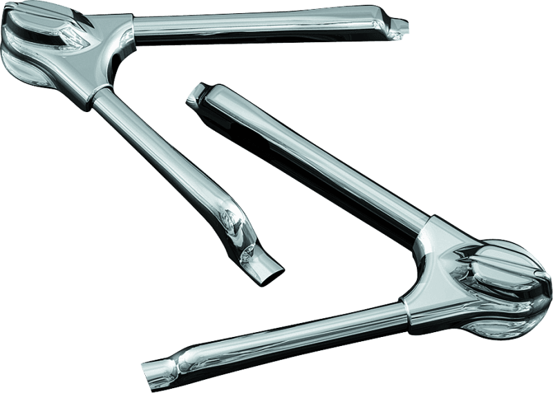Kuryakyn — Kuryakyn Swingarm Tube Covers 08-17 Softail Models Chrome