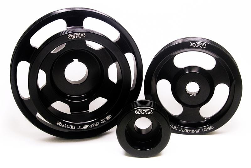 Go Fast Bits — 3-piece underdrive pulley kit (Crank, alternator & power steering pulleys