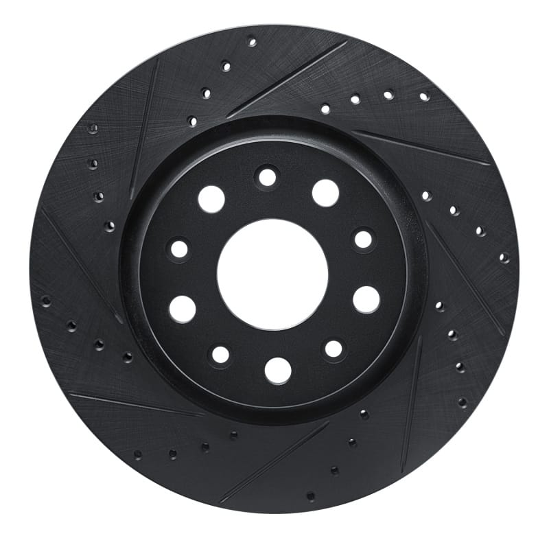 R1 Concepts — R1 18-25 Jeep Gladiator Front Left Drilled & Slotted Black Brake Rotor
R1 Brake Rotor Drill