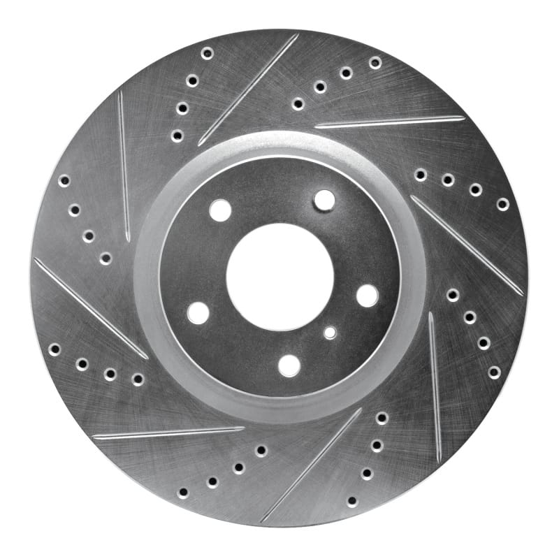 R1 Concepts — R1 07-15 Infiniti G35 Front Left Drilled & Slotted Silver Brake Rotor
R1 Brake Rotor Drill