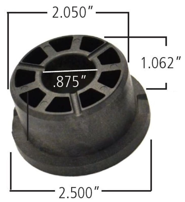 Ridetech — Ridetech Delrin Control Arm Single Bushing 2.5in Large OD / 2.05in Small OD / .875in ID /1.312in OAL
Del Bushing 2.5"