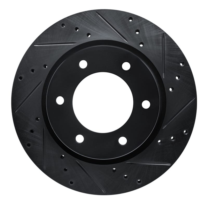 R1 Concepts — R1 19-25 Ford BRONCO Front Right Drilled & Slotted Black Brake Rotor
R1 Brake Rotor Drill