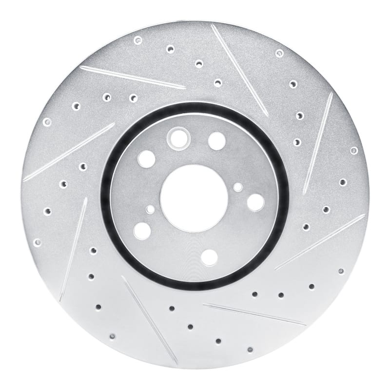 R1 Concepts — R1 20-22 Ford Mustang Right Front Drilled & Slotted Silver Brake Rotor
Disc Brake Rotor