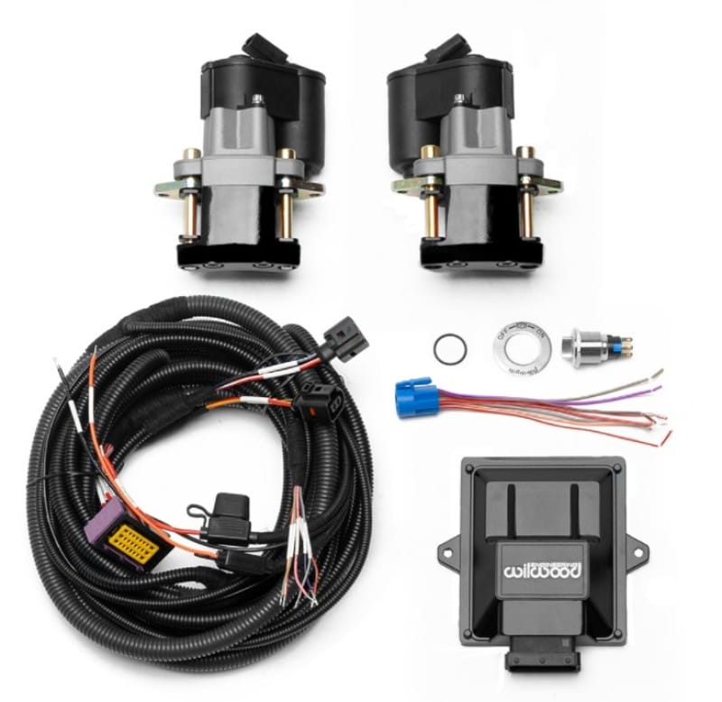 Wilwood — Wilwood Electronic Parking Brake Rear Retrofit Brake Kit - Black Powder Coat Caliper
BRAKE KIT