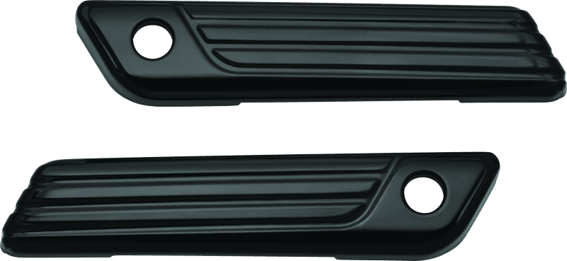 Kuryakyn — Kuryakyn Tri-Line Saddlebag Hinge Covers Gloss Black