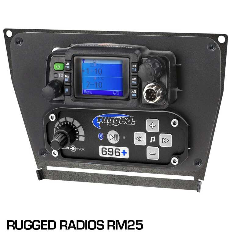 Rugged Radios — Rugged Radios Polaris RZR PRO XP RZR Turbo R and RZR PRO R Dash Mount Radio and Intercom Rugged RDM