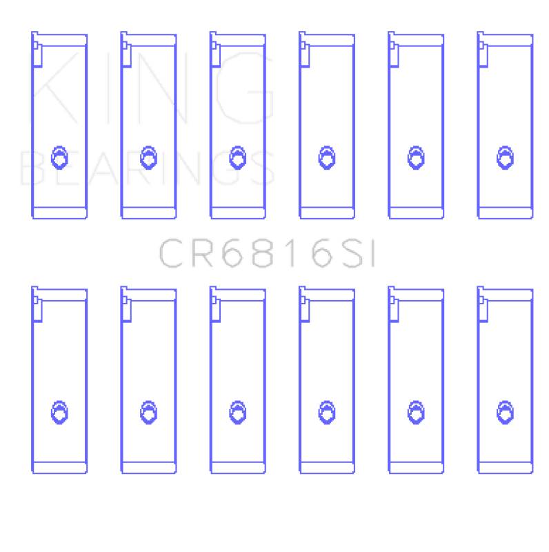 King Engine Bearings — King Engine Bearings Suzuki H20A/H25A/H27A (Size +0.75mm) Connecting Rod Bearing Set
Engine Bearing