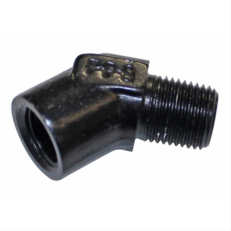 Fragola — Fragola 1/8 Pipe 45 Degree Male/Female - Black